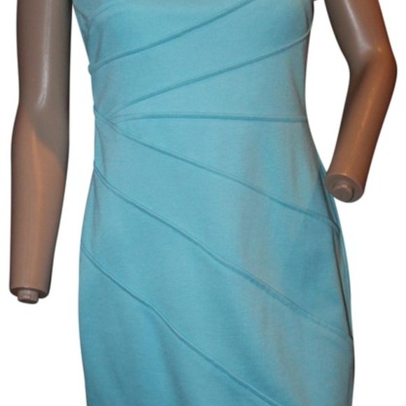 LONDON TIMES Sea Breeze Aqua dress 4 - Picture 2 of 8